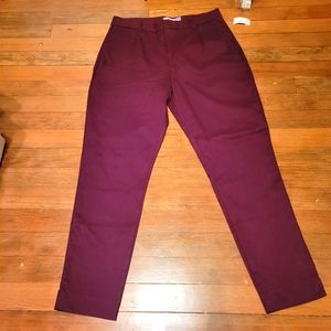 Old Navy Size 4 Regular Maroon Pants